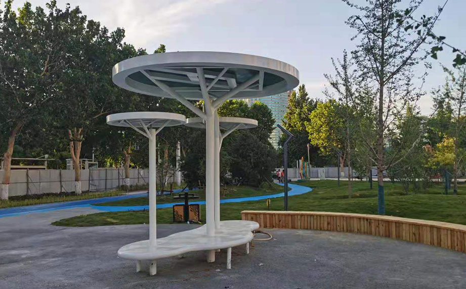 景觀燈，口袋公園